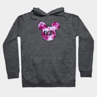 dcp pink tie dye ears Hoodie